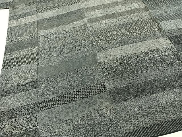 平和屋着物●江戸小紋　小紋師　基之作　百柄　正絹　逸品　AABH0638fy