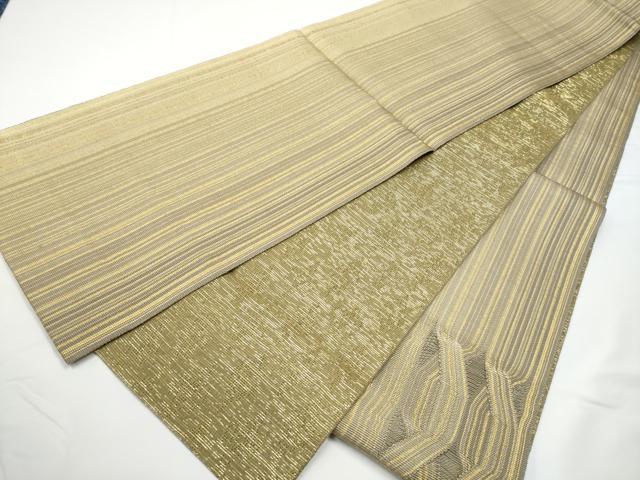平和屋着物●ひなや工房　くむ・あむ・おる　伊豆蔵明彦　太鼓柄袋帯　吉祥文　証紙付き　正絹　逸品　CABE4780hy