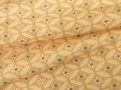 平和屋着物●上質な小紋　七宝花文　正絹　逸品　未使用　AABG9961cs