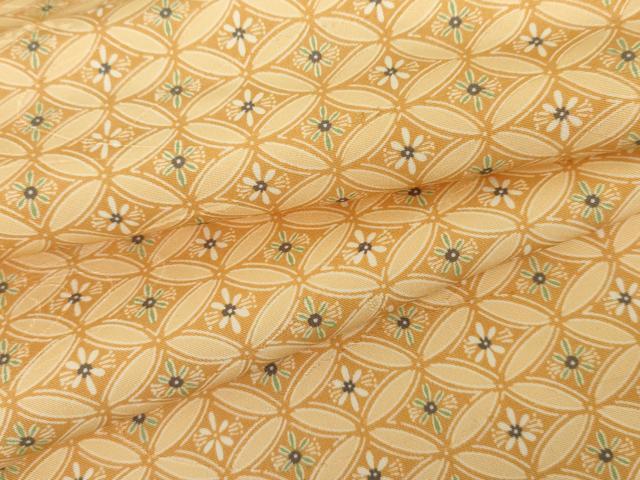 平和屋着物●上質な小紋　七宝花文　正絹　逸品　未使用　AABG9961cs
