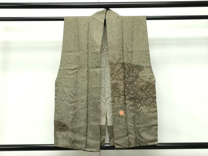 平和屋本店∞最高級　初代　久保田一竹　幻の辻が花　袖なし羽織　絞り　葵　逸品　未使用　CZAA5494s6