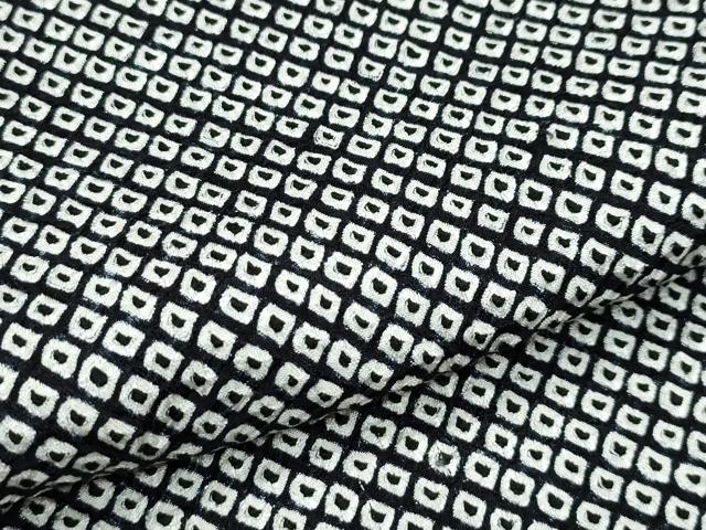 平和屋本店●極上　振袖　総絞り　黒地　逸品　未使用　CZAA5506s6