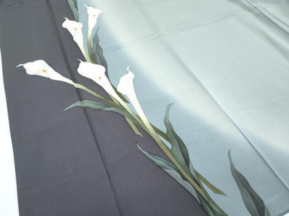 平和屋本店●極上　京都の名門ブランド　銀花仙　訪問着　カラー　暈し染め　金彩　逸品　CZAA5548s6
