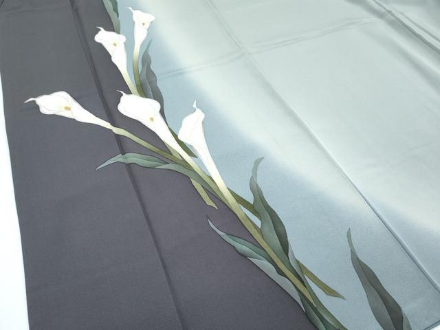 平和屋本店●極上　京都の名門ブランド　銀花仙　訪問着　カラー　暈し染め　金彩　逸品　CZAA5548s6
