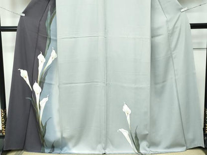 平和屋本店●極上　京都の名門ブランド　銀花仙　訪問着　カラー　暈し染め　金彩　逸品　CZAA5548s6