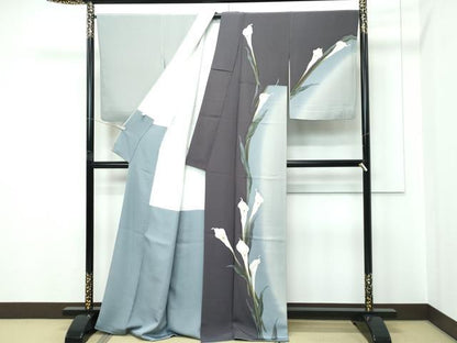 平和屋本店●極上　京都の名門ブランド　銀花仙　訪問着　カラー　暈し染め　金彩　逸品　CZAA5548s6