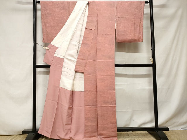 平和屋着物■上質な小紋 雲取り文 暈し染め 正絹 逸品 CABE1941ev