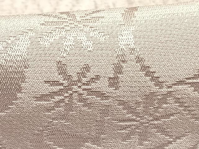 平和屋着物●長襦袢　無双仕立て　草花地紋　鴇鼠色　やまと誂製　正絹　逸品　AABH0678fy