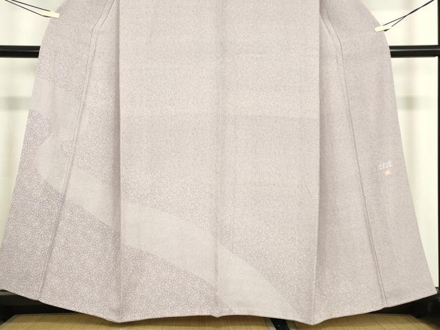 平和屋着物●木下正夫　訪問着　江戸小紋　菊唐草　正絹　逸品　DABC3796az