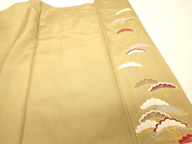平和屋着物●訪問着　作家物　誰ヶ袖花文　金彩　正絹　逸品　DABC3802az
