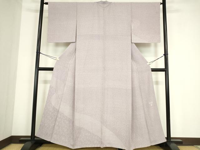 平和屋着物●木下正夫　訪問着　江戸小紋　菊唐草　正絹　逸品　DABC3796az