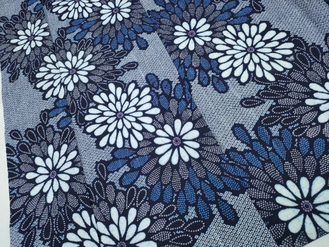 平和屋着物∴夏物　浴衣　花火　リップル生地　綿　逸品　CABD2766ng
