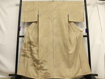 平和屋着物■色留訪問着　作家物　霞文　暈し染め　金彩　正絹　逸品　AABH0964oa