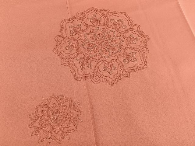 平和屋着物■中国三大刺繍 相良刺繍 総刺繍 訪問着 宝相華 正絹 逸品 BAAW7876hv