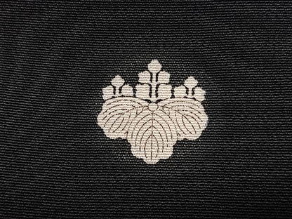 平和屋着物■豪華黒留袖 駒刺繍 双鶴松文 金彩 正絹 逸品 BAAW7859hv