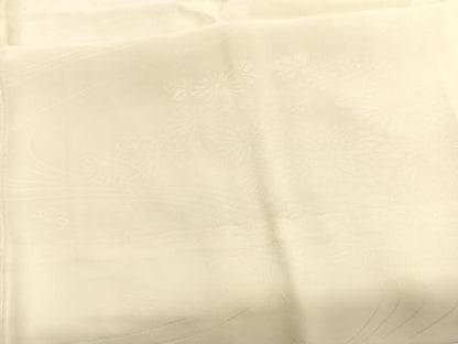 平和屋着物■長襦袢 無双仕立て 流水花地紋 正絹 逸品 BAAW7905hv
