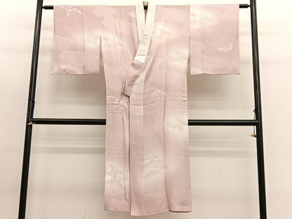 平和屋着物■長襦袢 無双仕立て 本手ぼかし 彩花 片輪車文 正絹 逸品 BAAW7879hv