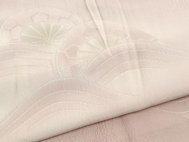 平和屋着物■長襦袢 無双仕立て 本手ぼかし 彩花 片輪車文 正絹 逸品 BAAW7879hv
