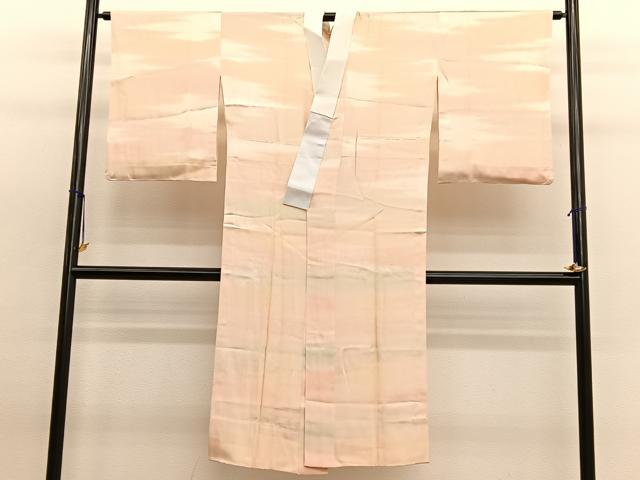 平和屋着物■長襦袢 無双仕立て 霞文 暈し染め 正絹 逸品 未使用 BAAW7920hv