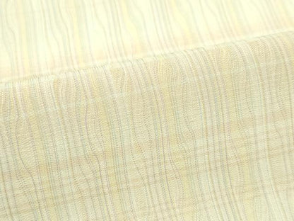 平和屋本店＊希少 夏物 紅花紬 米沢 新田工房 新田源太郎 紅花重ね染 よろけ織 証紙付き 逸品 未使用 CZAA5560s6