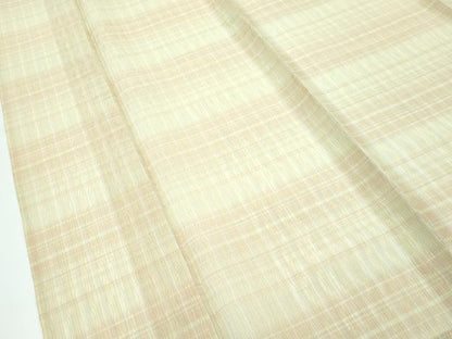 平和屋本店＊希少 夏物 紅花紬 米沢 新田工房 新田源太郎 紅花重ね染 よろけ織 証紙付き 逸品 未使用 CZAA5560s6