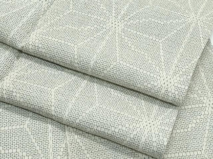 平和屋本店▽極上 白鷹お召 単衣 110亀甲 麻の葉文様 逸品 未使用 CZAA5593s6