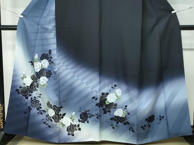 平和屋本店○極上 訪問着 薔薇 暈し染め 金彩 逸品 CZAA5585s6