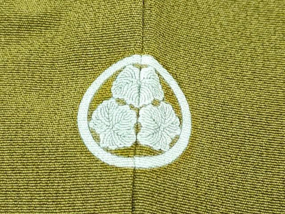 平和屋本店●極上 銀座 志ま亀 訪問着・長襦袢セット 市松草花丸文 璃寛茶色地 伊と幸 反端・たとう紙付き 逸品 未使用 CZAA5580s6