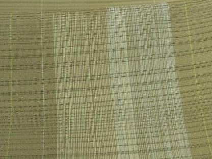 平和屋着物＊夏物　小紋　絽　変わり縞　洗える着物　AABH3265jd