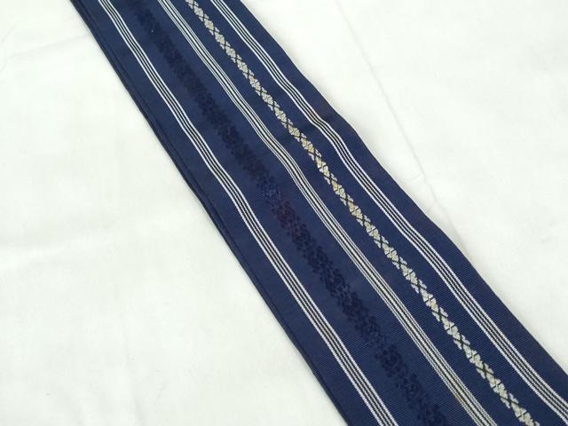平和屋着物◎男性 本場筑前博多織 角帯 献上 正絹 逸品 DABD4463qa