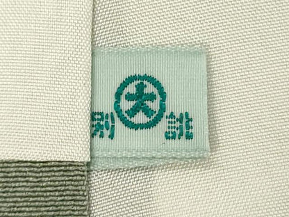 平和屋着物■訪問着 駒刺繍 鹿の子青海波花文 大丸扱い 正絹 逸品 DABD2960cd
