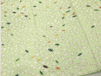 平和屋着物■上質な小紋 草葉文 正絹 逸品 DABD2973cd