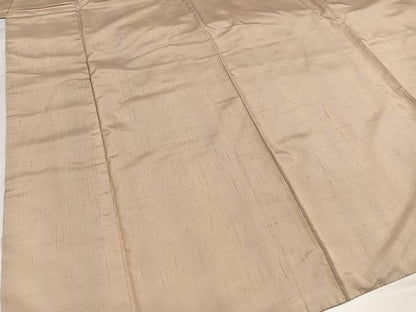 平和屋着物●紅花紬　米沢　霞文　さが美扱い　正絹　逸品　AABH3872ph