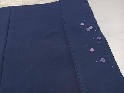 平和屋着物●訪問着　絞り　舞花文　暈し染め　金通し地　正絹　逸品　AABH3864ph