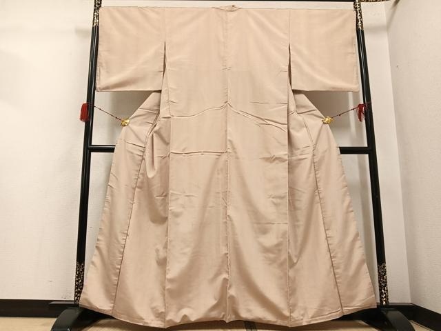 平和屋着物●紅花紬　米沢　霞文　さが美扱い　正絹　逸品　AABH3872ph