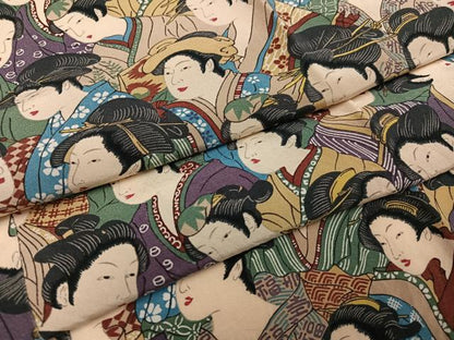 平和屋着物●岡重　百美人　長襦袢　無双仕立て　正絹　逸品　AABH3874ph