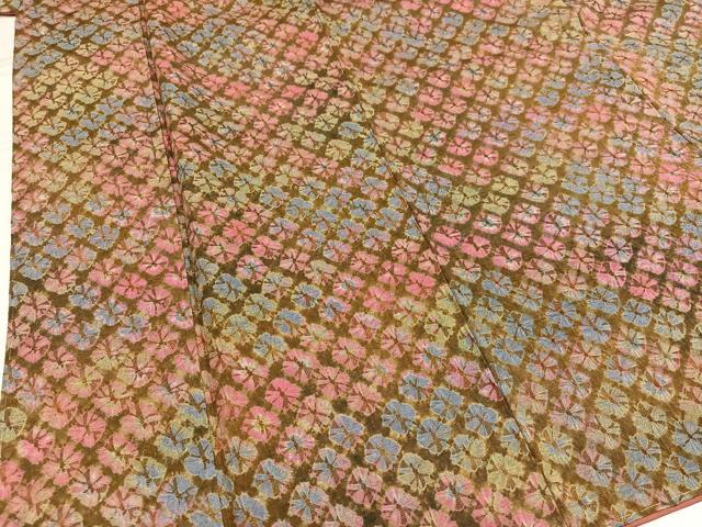 平和屋着物●菅原工房　菅原結作　漢方染紬　正絹　逸品　未使用　AABH3862ph