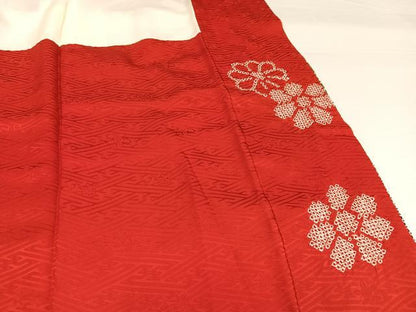 平和屋着物●豪華振袖　総絞り　草花文　金彩　正絹　逸品　AABH4045ph