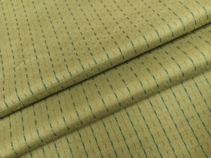 平和屋着物●上質な紬　綾織　間道　正絹　逸品　AABH4043ph