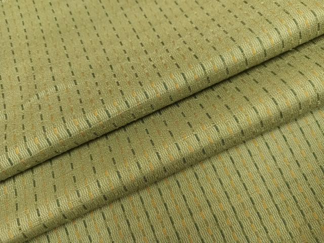 平和屋着物●上質な紬　綾織　間道　正絹　逸品　AABH4043ph
