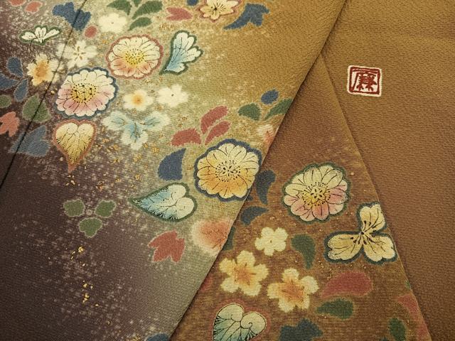 平和屋着物○吉乃一廉 幻の辻が花 訪問着 辻が花 暈し染め