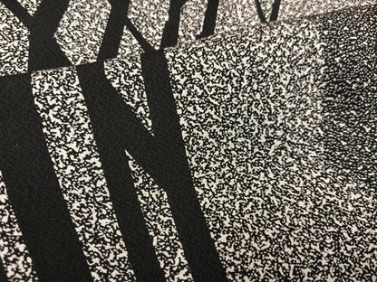 平和屋着物●二代目 川村久太郎　訪問着　樹林文　黒地　正絹　逸品　AABH3123ph