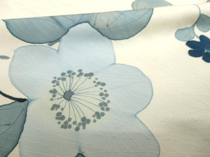 平和屋着物●上質な小紋　地紋おこし　花蔦草文　正絹　逸品　AABH4201ck