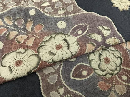 平和屋着物●訪問着　辻が花　絞り　正絹　逸品　AABH4056ph