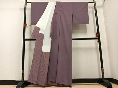平和屋着物●江戸小紋　作家物　鮫小紋柄　正絹　逸品　未使用　AABH4064ph