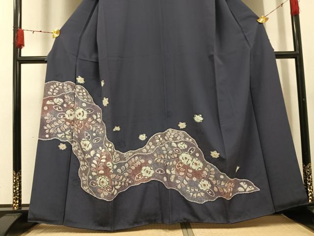 平和屋着物○訪問着 辻が花 絞り 正絹 逸品 AABH4056ph