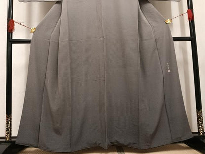 平和屋着物●伝統工芸士　田島輝久　訪問着　霞文　正絹　逸品　AABH4054ph