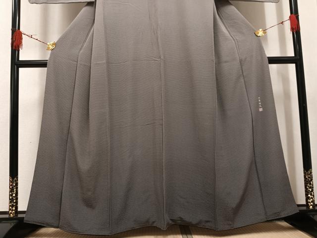平和屋着物●伝統工芸士　田島輝久　訪問着　霞文　正絹　逸品　AABH4054ph