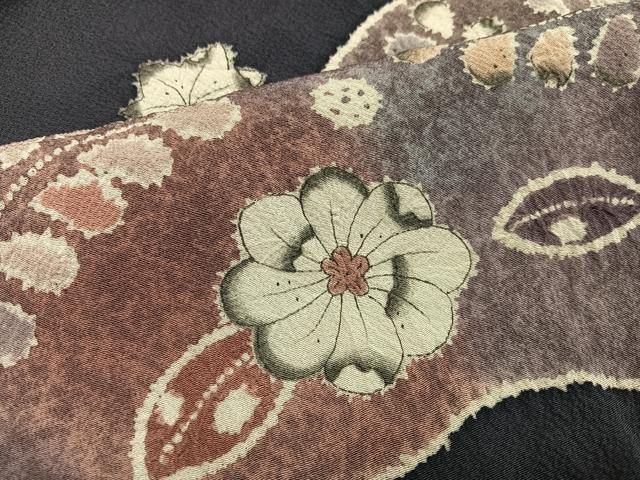 平和屋着物○訪問着 辻が花 絞り 正絹 逸品 AABH4056ph