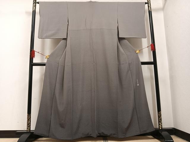 平和屋着物●伝統工芸士　田島輝久　訪問着　霞文　正絹　逸品　AABH4054ph